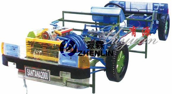 桑塔納2000型透明整車教學模型,整車透明模型--上海振霖公司