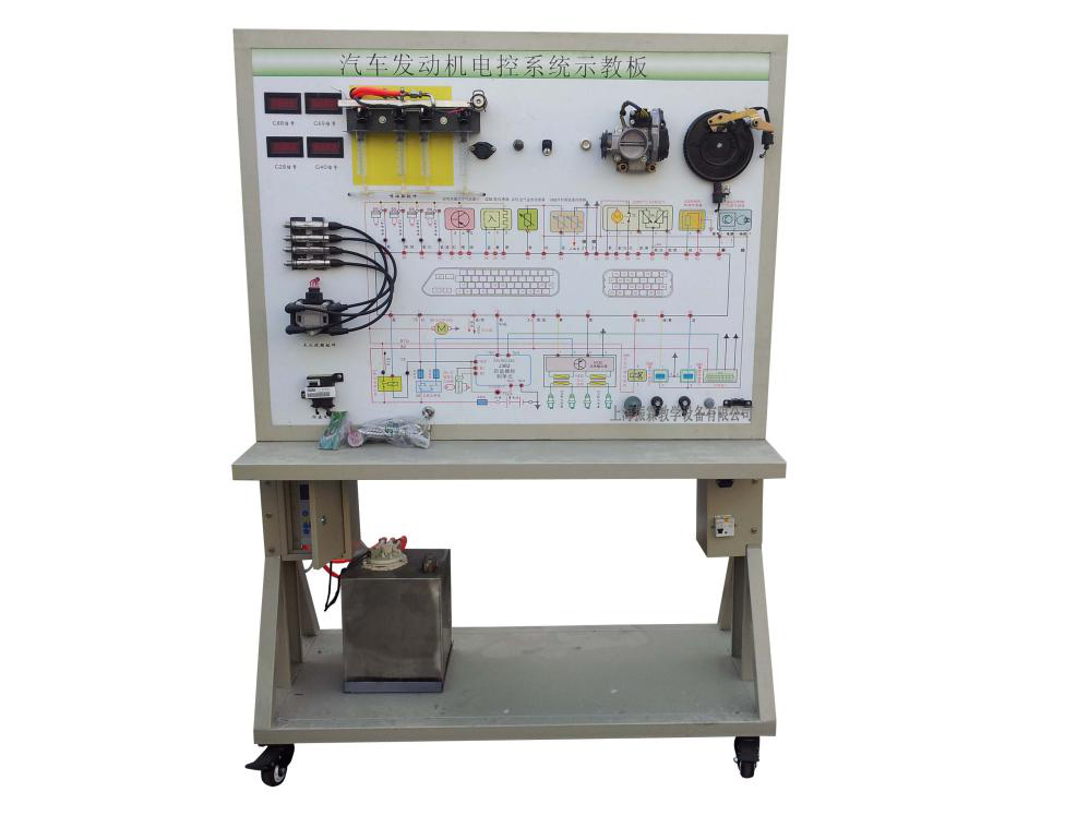 汽車發(fā)動機(jī)教學(xué)設(shè)備,發(fā)動機(jī)電控系統(tǒng)自我診斷多媒體實訓(xùn)系統(tǒng),發(fā)動機(jī)電控系統(tǒng)示教板