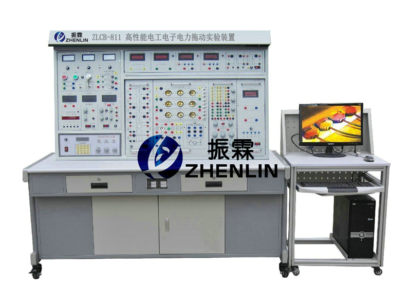 這一款是上海振霖教學(xué)設(shè)備公司生產(chǎn)的ZLCB-811型電工電子實(shí)驗(yàn)臺(tái)。