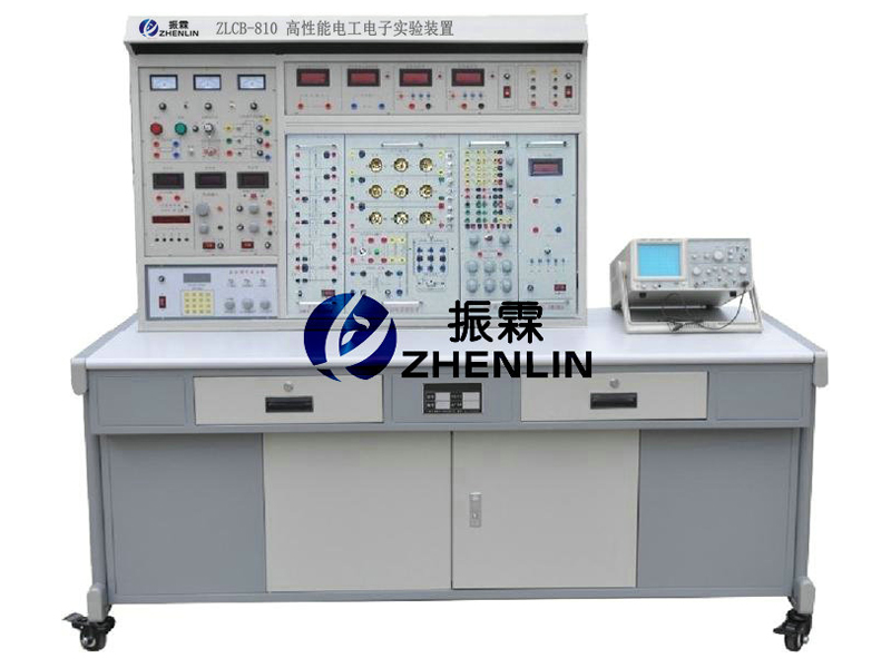 這一款是上海振霖教學(xué)設(shè)備公司生產(chǎn)的ZLCB-810型電工電子實(shí)驗(yàn)臺(tái)。